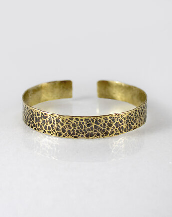 Lawa - mosiężna bransoleta  - różne rozmiary, Caltha