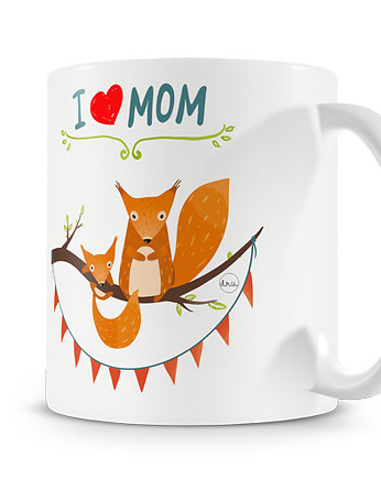 Kubek. I love mom - wiewiórki