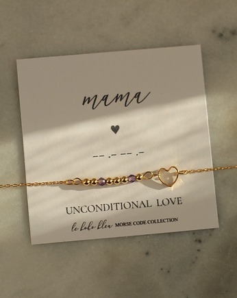 MAMA - Alfabet Morse'a - Naszyjnik, Le Boho Bleu