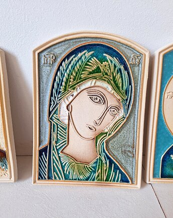 Ikona ceramiczna obraz sakralny