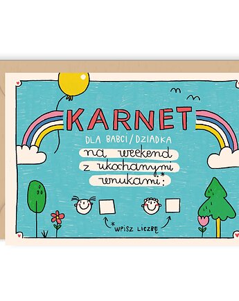 Karnet dla Dziadków z okazji Dnia Babci i Dziadka