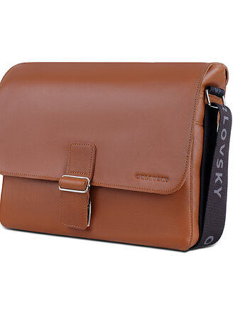 Torba na dokumenty S01 jasnobrązowy, ORLOVSKY