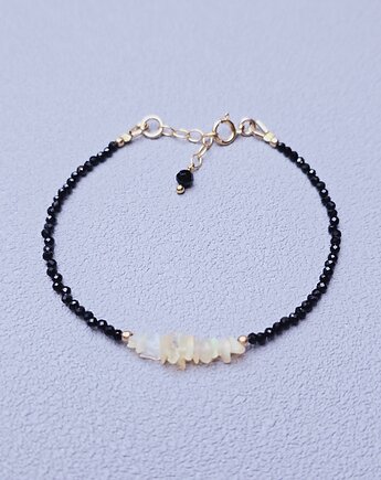Delikatna Bransolelka Opal & Spinel, ILEA