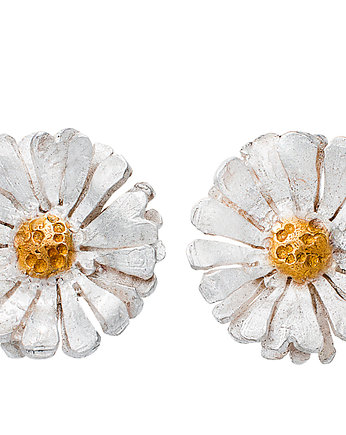 Kolczyki srebrne stokrotki, BYRSKA