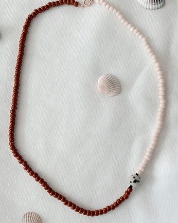 Naszyjnik BALI choco coconut