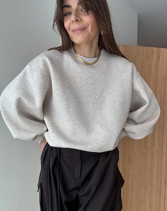 Bluza Enjoyable light mocca melange