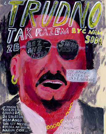 KRZYSZTOF KRAWCZYK plakat muzyczny dla fana gwiazda piosenki