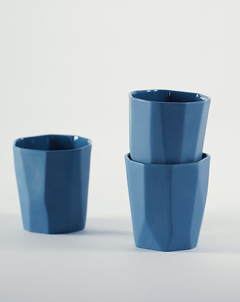 Limbo kubek mały niebieska porcelana