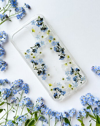 Etui na telefon- błękitna ramka
