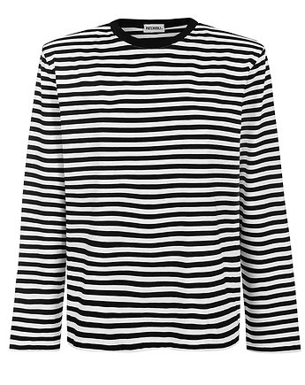 Bluzka longsleeve Art stripes crew neck