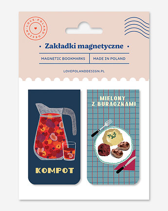 Zakładki Magnetyczne Kompot + Mielony