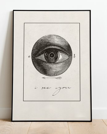 Plakat, vintage, retro - EYE