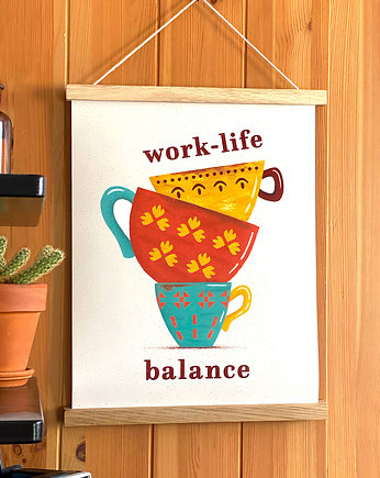 Plakat work-life balance