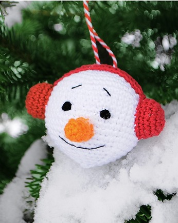 Bałwanek - ozdoba choinkowa, Lollipop