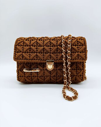 Elegancka brązowa torebka, K&D