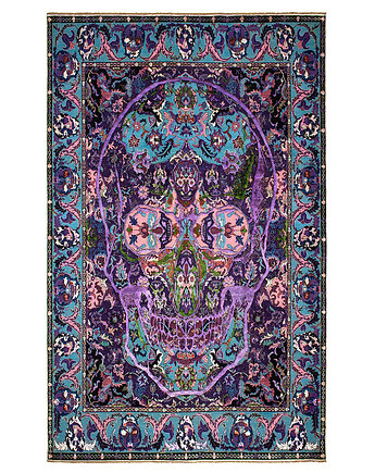 Unikalny dywan orientalny z motywem czaszki 120x190 cm , Nilla Home