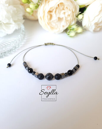 SKORPION- męska bransoletka zodiakalna, Seylla pracownia