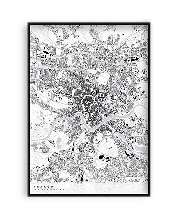 Mapa Krakowa, plakaty mapy