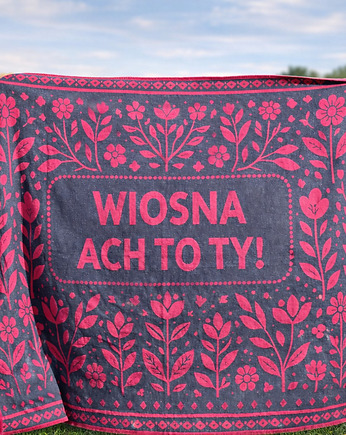 Mata piknikowa XL Wiosna