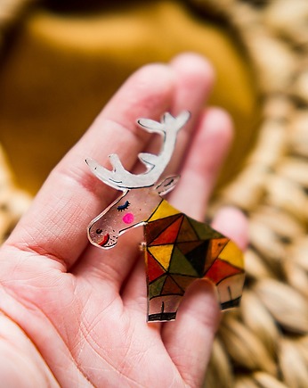 Broszka Łoś Marian , Pintura