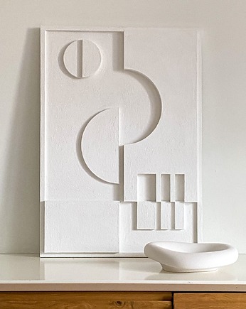 Minimalistyczny obraz 3D / relief 50x70