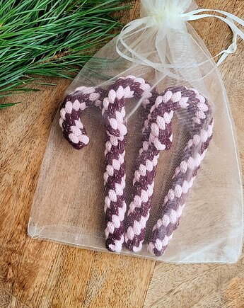 Zestaw 3 szt. Candy Cane Laska Cukrowa - Ozdoby Świąteczne na choinkę, ACTP