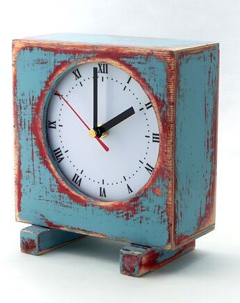 Zegar drewniany - cichy mechanizm BLUE
