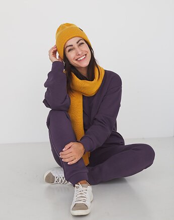 Czapka Cosy Days Miód 100% Merino Extra Fine