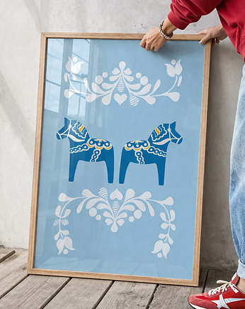 Plakat  Konik z Dalarna