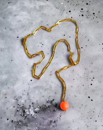 Swarovski neon pearls : ONE : neon orange, kaktusia