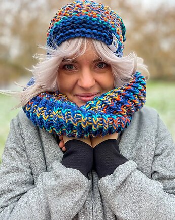Czapka MERINO 50% Górski potok NEVERLAND
