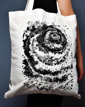 Torba z surrealistyczną ilustracją