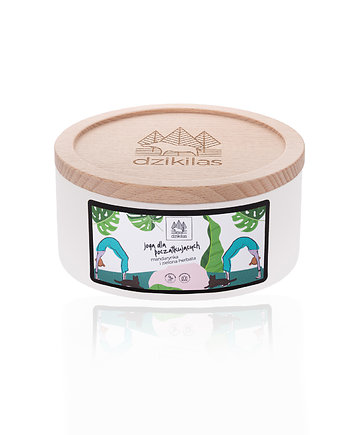 Joga dla początkujących - kominkowa świeca rzepakowa, Dzikilas