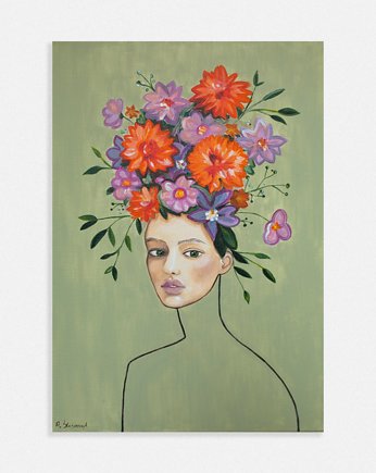 Dalia / 50x70 / obraz akrylowy na płótnie