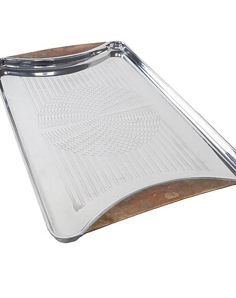 Taca ze stali nierdzewnej, niemiecki design, lata 70, produkcja: GOTTINGHEN