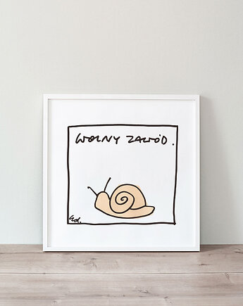Plakat Wolny zawód