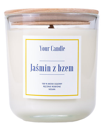 ŚWIECA SOJOWA JAŚMIN Z BZEM 210ml-Your Candle