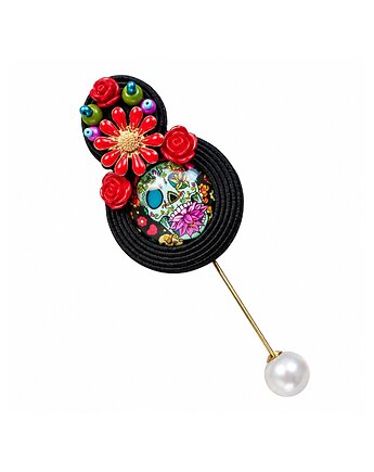 Sugar Skull - broszka sutasz