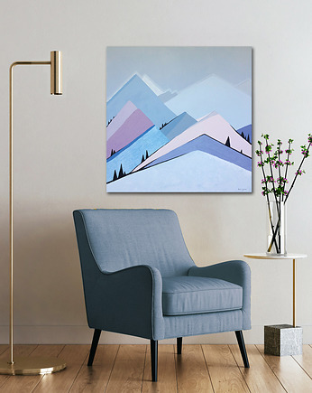 Obraz 80 x 80 cm, farby akrylowe na płótnie