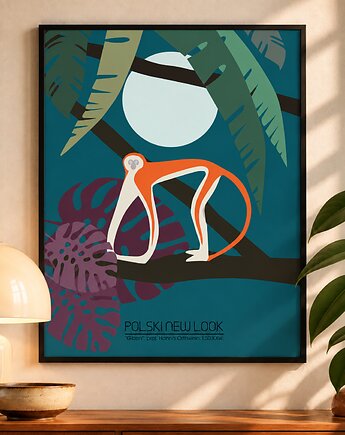 Gibon rudy. Polski New Look - Plakat Fine Art