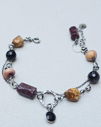 Bransoletka 2 Rzędowa  Cascia Srebro, ILEA