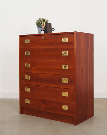 Komoda tekowa, duński design, lata 60, produkcja: Dania