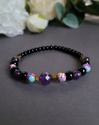 Bransoletka z Ametystem- Tarcza, Seylla pracownia