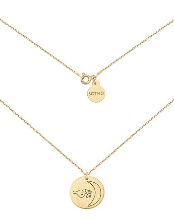 Złoty medalion z symbolem serca, SOTHO