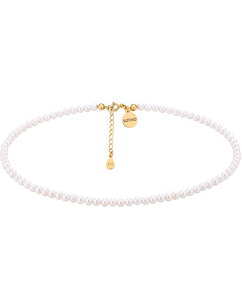 Złoty choker z pereł SWAROVSKI CRYSTAL
