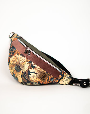 Nerka damska w kwiaty z tkaniną korkową AKWARELOWE MARZENIE, Co Tu Się Kroi