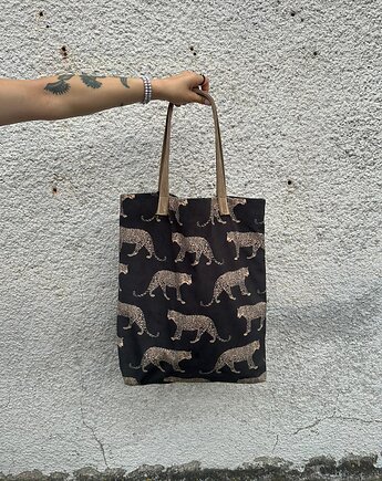 Torba Mr.m Pantera - uszy skóra naturalna