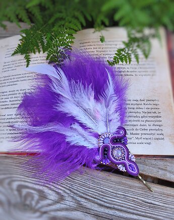 Summer Feather wsuwka do włosów sutasz