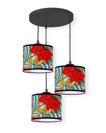 Lampa Sufitowa Zwis Nowosc Abazur Kwiaty