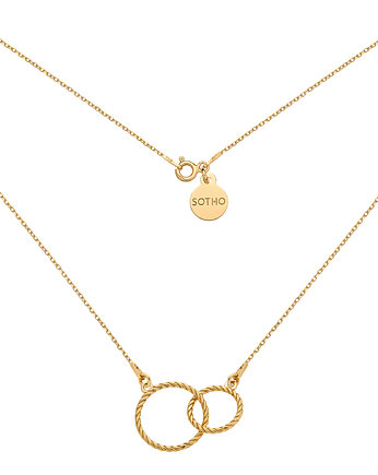 Złoty naszyjnik z dwoma obręczami, SOTHO